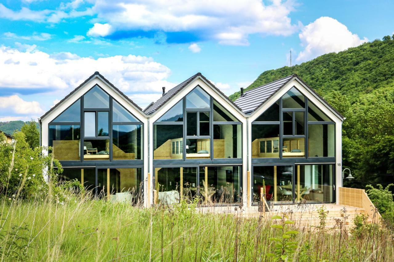 Premium Design Ferienhaeuser Mosel Chalets Pommern 외부 사진